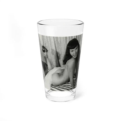 Bettie Page #212 (Vintage Female Icon) Pint Glass 16oz 16oz - Go Mug Yourself