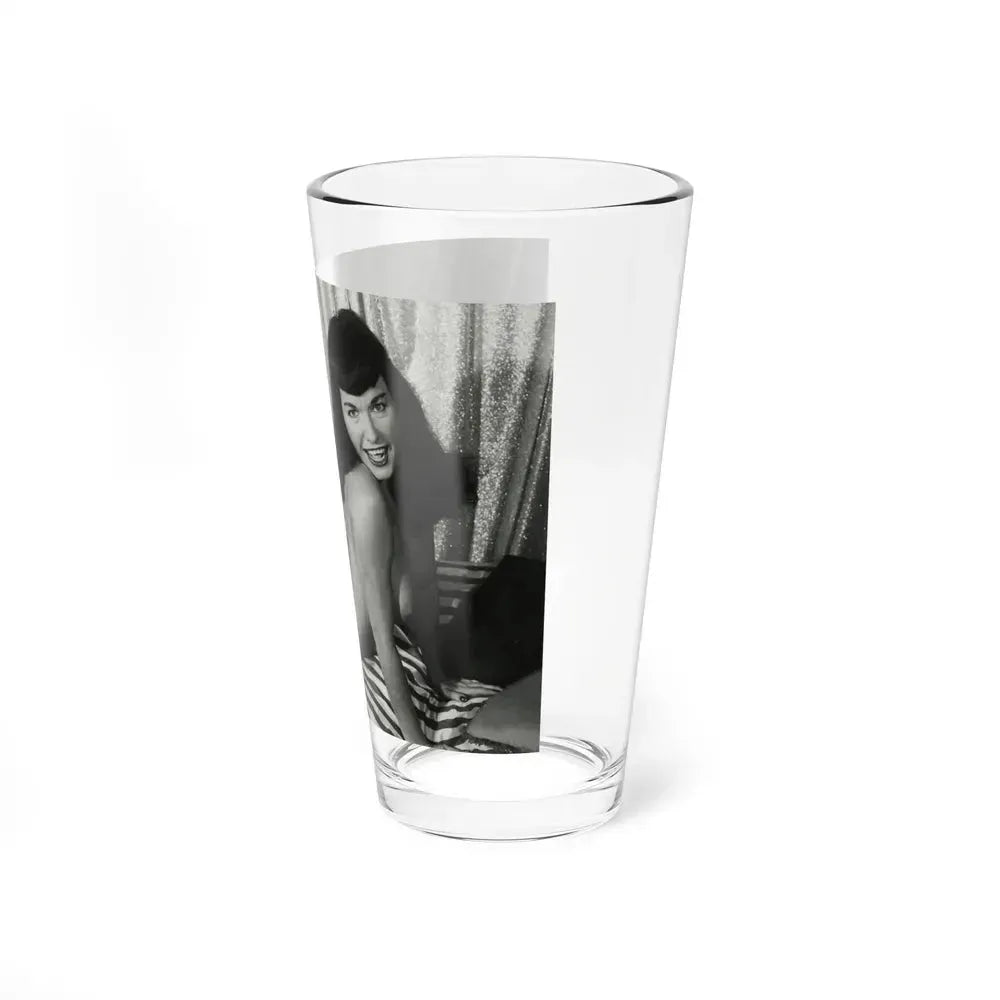 Bettie Page #212 (Vintage Female Icon) Pint Glass 16oz - Go Mug Yourself