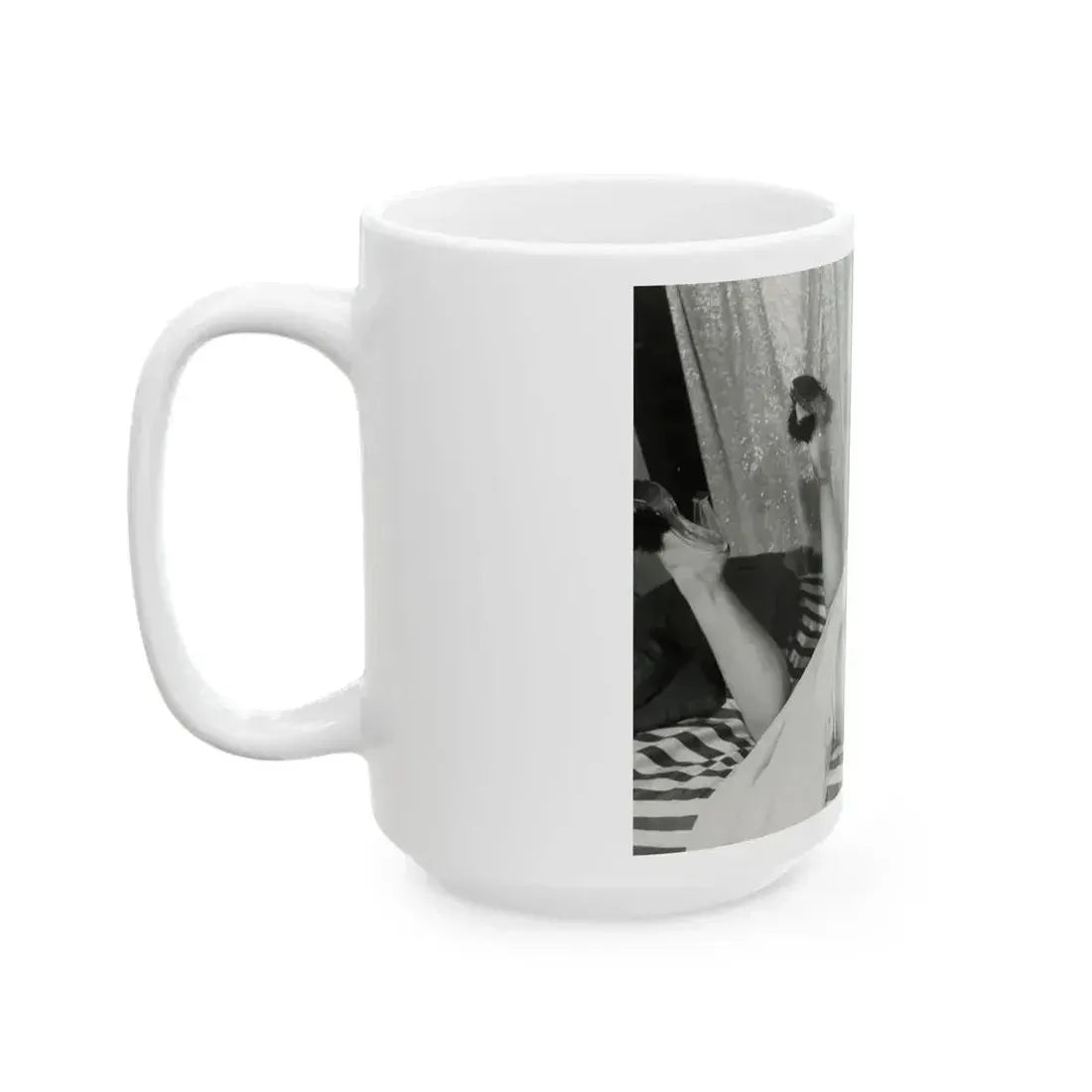 Bettie Page #212 (Vintage Female Icon) White Coffee Mug - Go Mug Yourself
