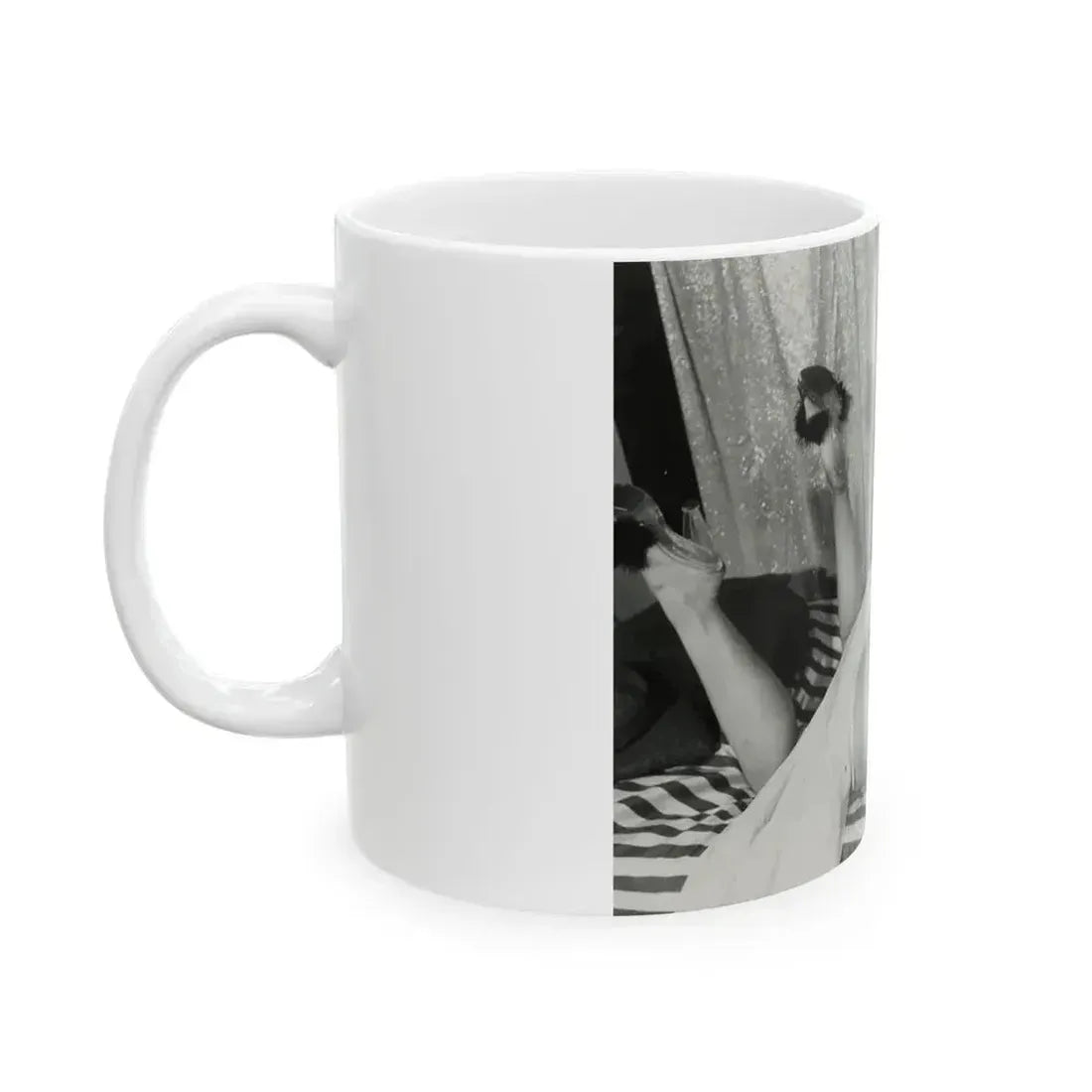 Bettie Page #212 (Vintage Female Icon) White Coffee Mug - Go Mug Yourself