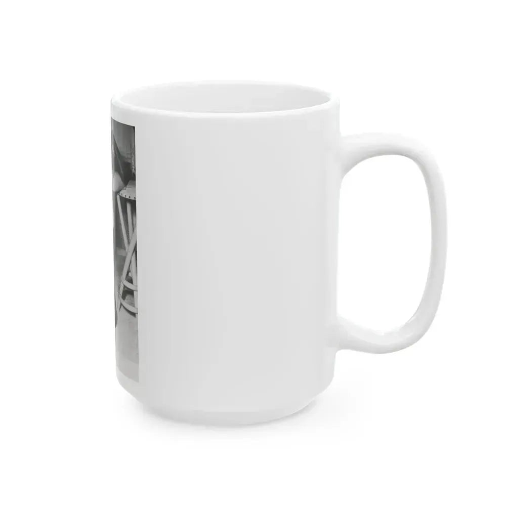 Bettie Page #213 (Vintage Female Icon) White Coffee Mug - Go Mug Yourself