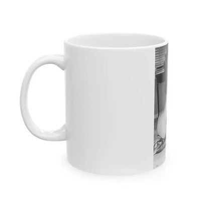 Bettie Page #213 (Vintage Female Icon) White Coffee Mug - Go Mug Yourself