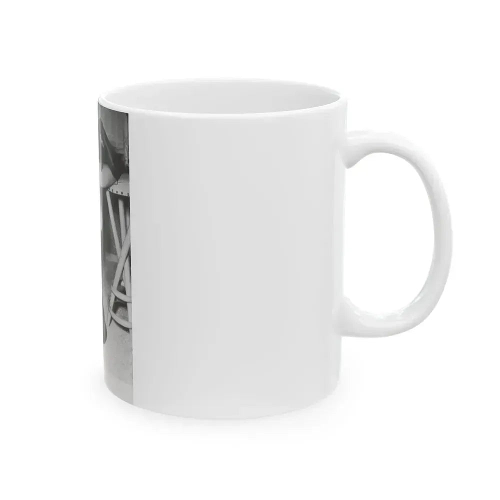 Bettie Page #213 (Vintage Female Icon) White Coffee Mug - Go Mug Yourself