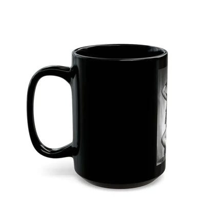 Bettie Page #214 (Vintage Female Icon) Black Coffee Mug - Go Mug Yourself