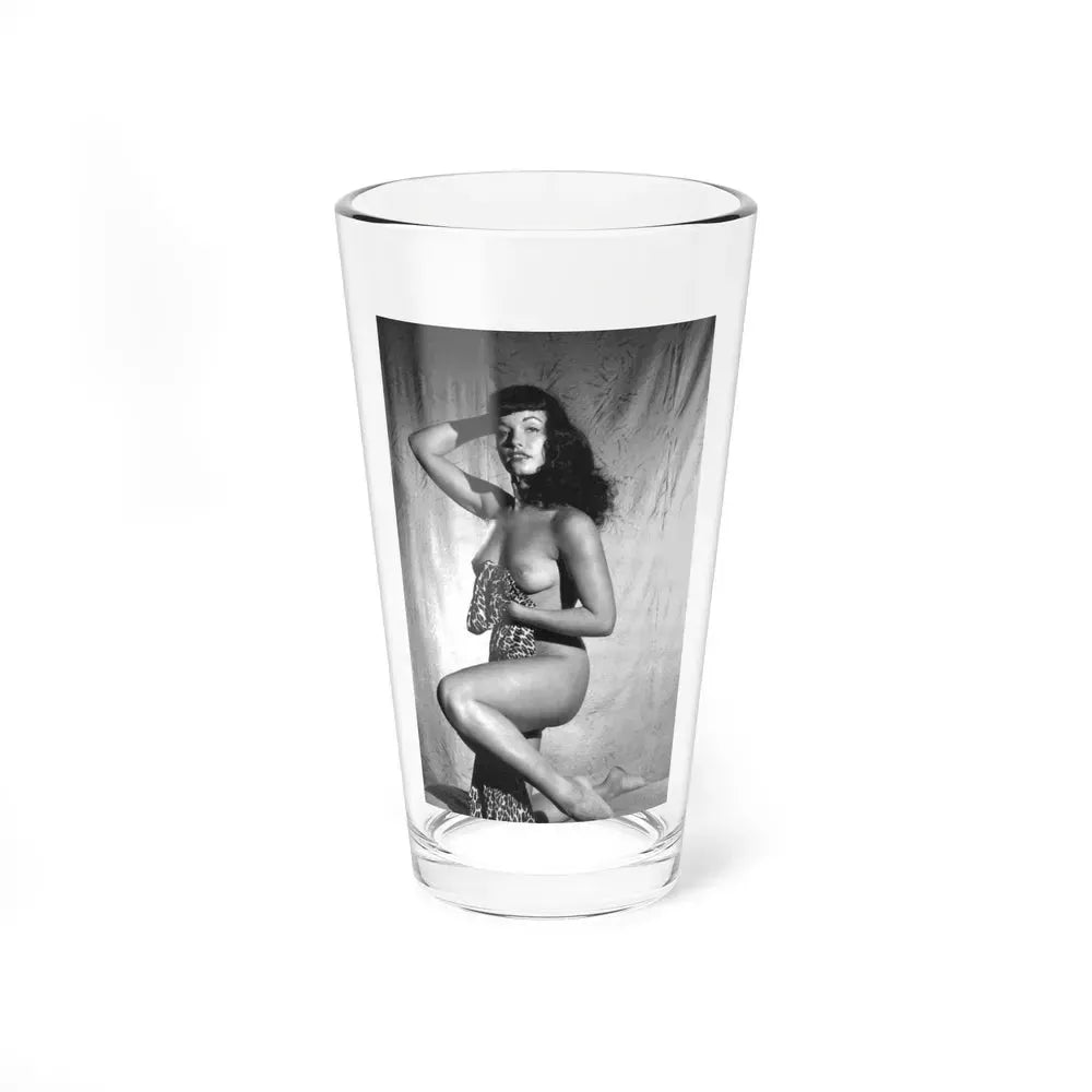 Bettie Page #214 (Vintage Female Icon) Pint Glass 16oz 16oz - Go Mug Yourself
