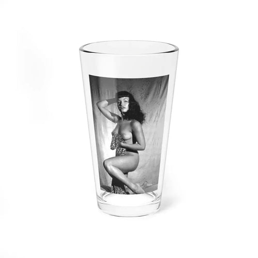 Bettie Page #214 (Vintage Female Icon) Pint Glass 16oz 16oz - Go Mug Yourself