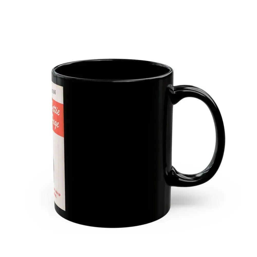 Bettie Page #216 (Vintage Female Icon) Black Coffee Mug - Go Mug Yourself