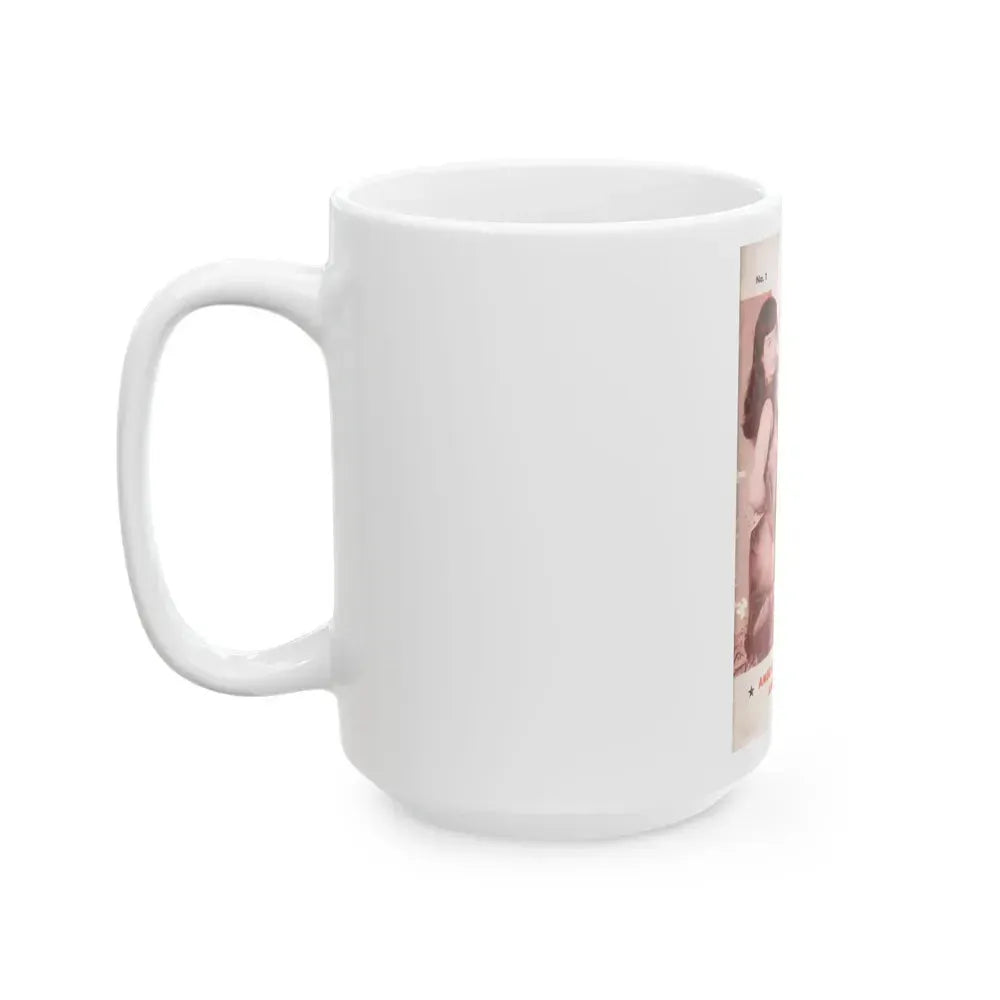 Bettie Page #216 (Vintage Female Icon) White Coffee Mug - Go Mug Yourself