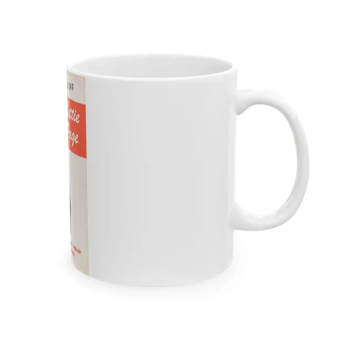 Bettie Page #216 (Vintage Female Icon) White Coffee Mug - Go Mug Yourself