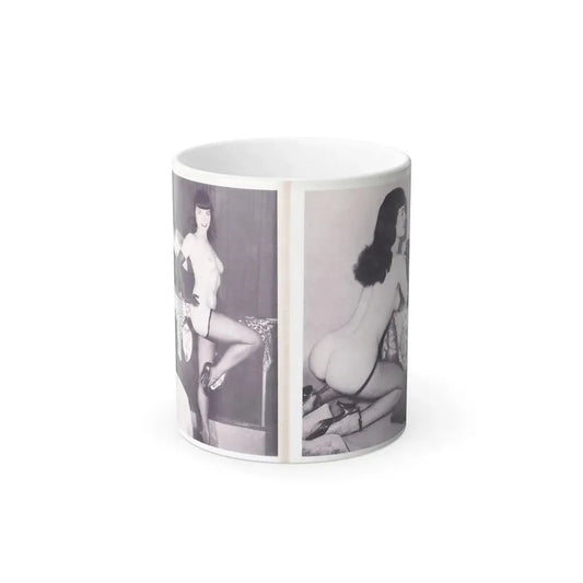 Bettie Page #217 (Vintage Female Icon) Color Changing Mug 11oz 11oz - Go Mug Yourself