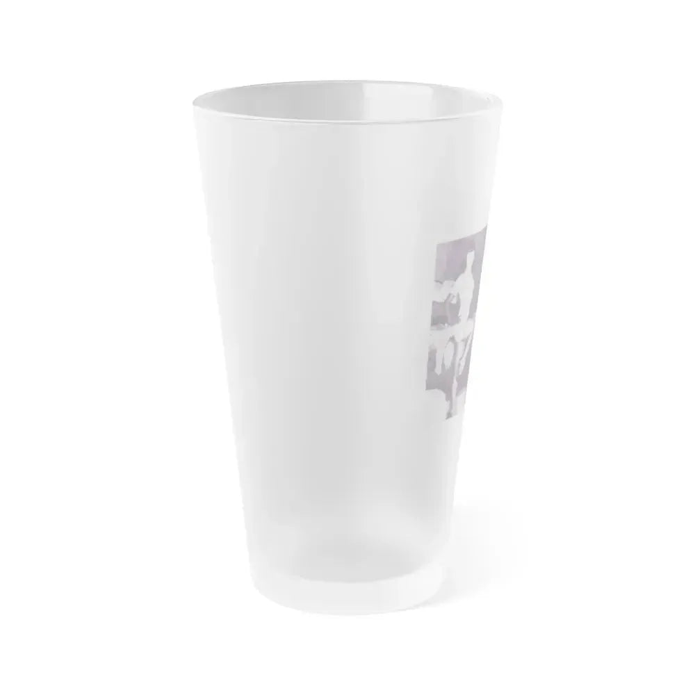 Bettie Page #217 (Vintage Female Icon) Frosted Pint Glass 16oz - Go Mug Yourself