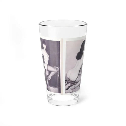 Bettie Page #217 (Vintage Female Icon) Pint Glass 16oz 16oz - Go Mug Yourself