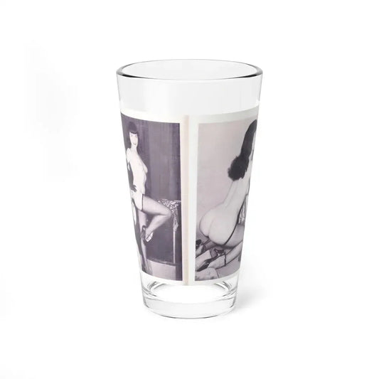 Bettie Page #217 (Vintage Female Icon) Pint Glass 16oz 16oz - Go Mug Yourself