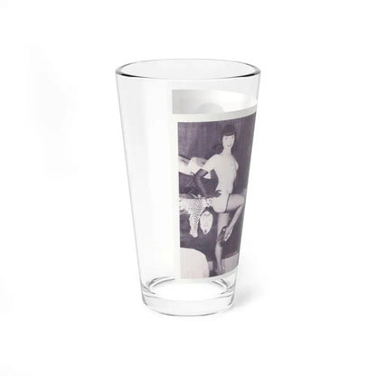 Bettie Page #217 (Vintage Female Icon) Pint Glass 16oz - Go Mug Yourself