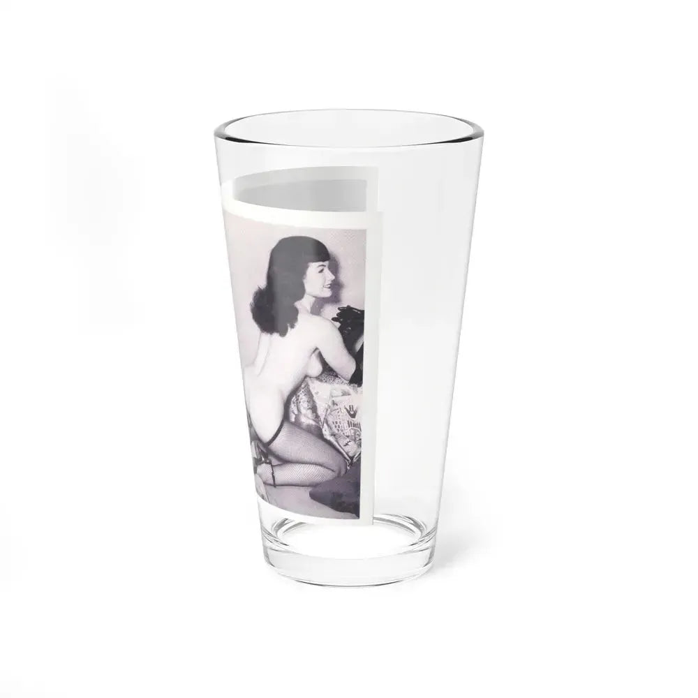 Bettie Page #217 (Vintage Female Icon) Pint Glass 16oz - Go Mug Yourself