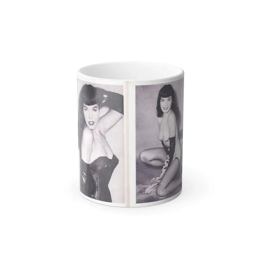 Bettie Page #218 (Vintage Female Icon) Color Changing Mug 11oz 11oz - Go Mug Yourself