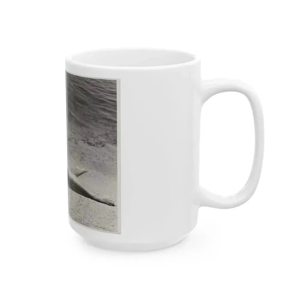 Bettie Page #22 (Vintage Female Icon) White Coffee Mug - Go Mug Yourself