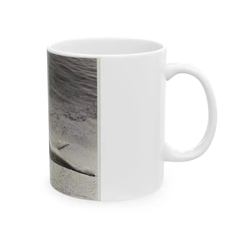 Bettie Page #22 (Vintage Female Icon) White Coffee Mug - Go Mug Yourself