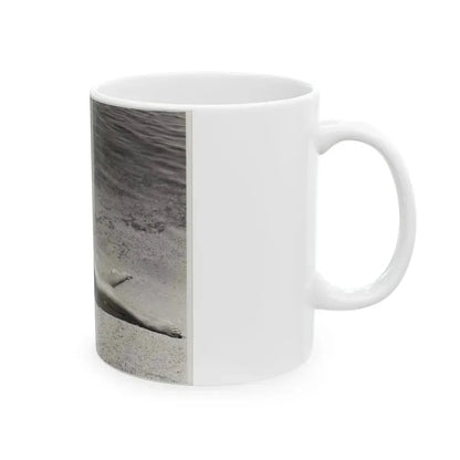 Bettie Page #22 (Vintage Female Icon) White Coffee Mug - Go Mug Yourself