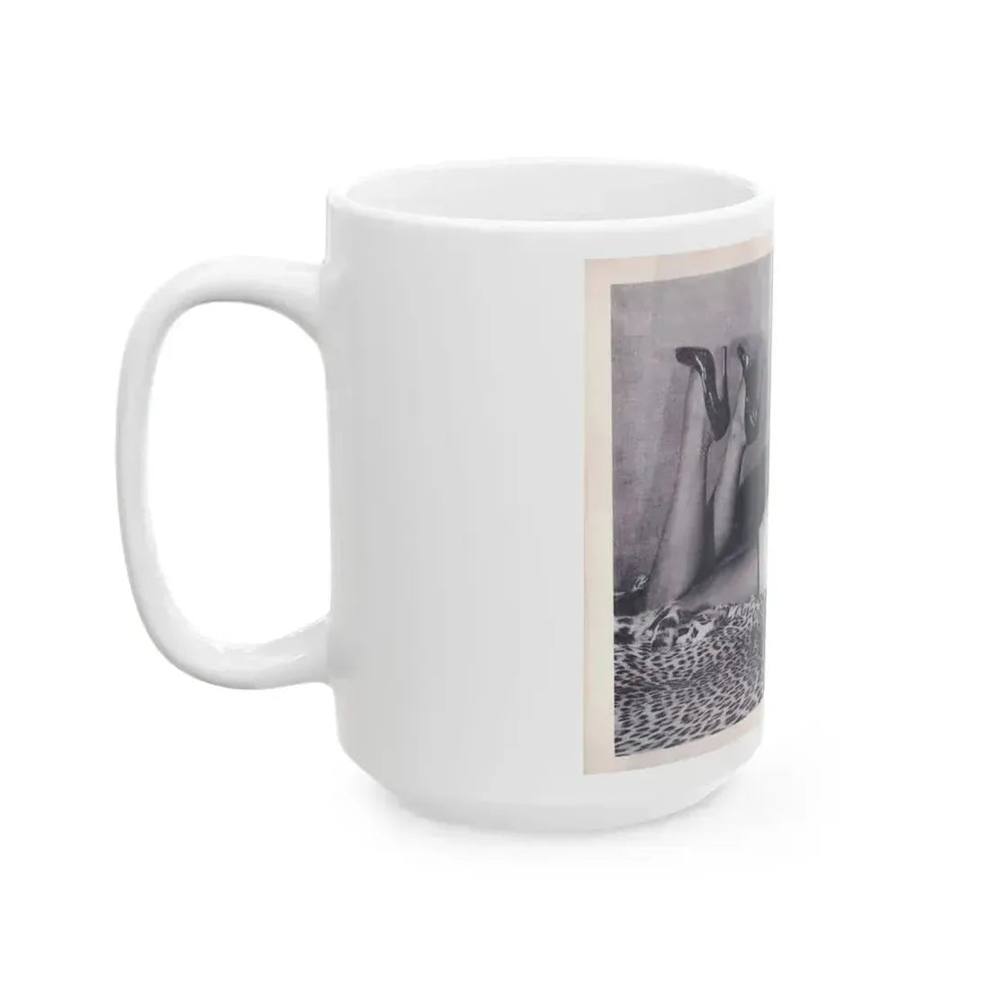Bettie Page #221 (Vintage Female Icon) White Coffee Mug - Go Mug Yourself