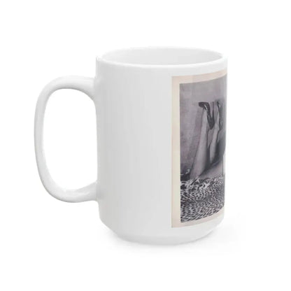 Bettie Page #221 (Vintage Female Icon) White Coffee Mug - Go Mug Yourself