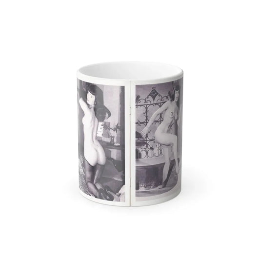 Bettie Page #222 (Vintage Female Icon) Color Changing Coffee Mug 11oz - Go Mug Yourself