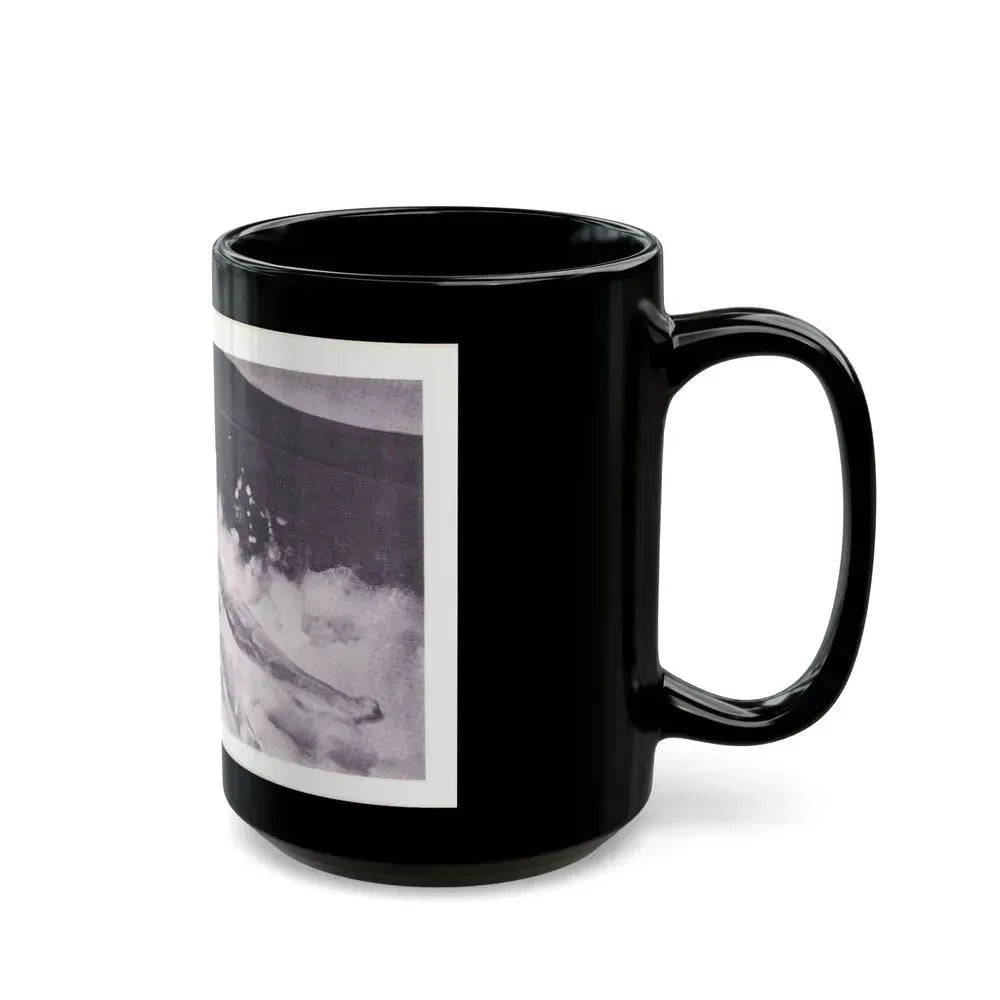Bettie Page #224 (Vintage Female Icon) Black Coffee Mug - Go Mug Yourself