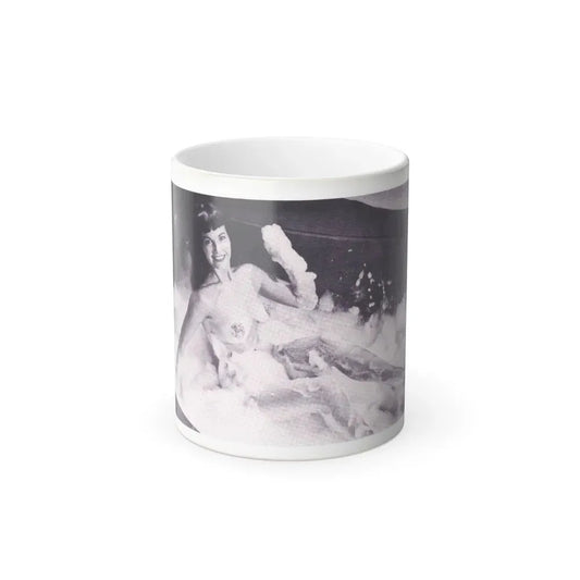 Bettie Page #224 (Vintage Female Icon) Color Changing Coffee Mug 11oz - Go Mug Yourself