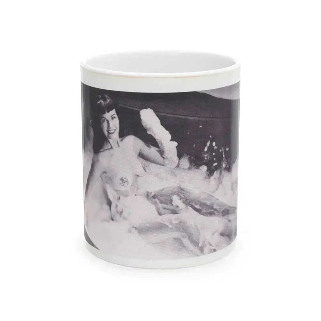 Bettie Page #224 (Vintage Female Icon) White Coffee Mug 11oz - Go Mug Yourself