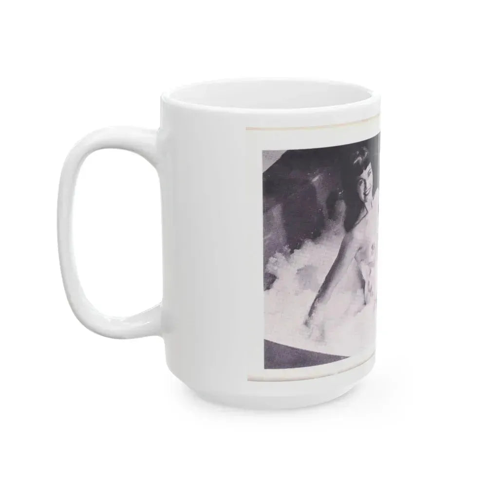 Bettie Page #224 (Vintage Female Icon) White Coffee Mug - Go Mug Yourself