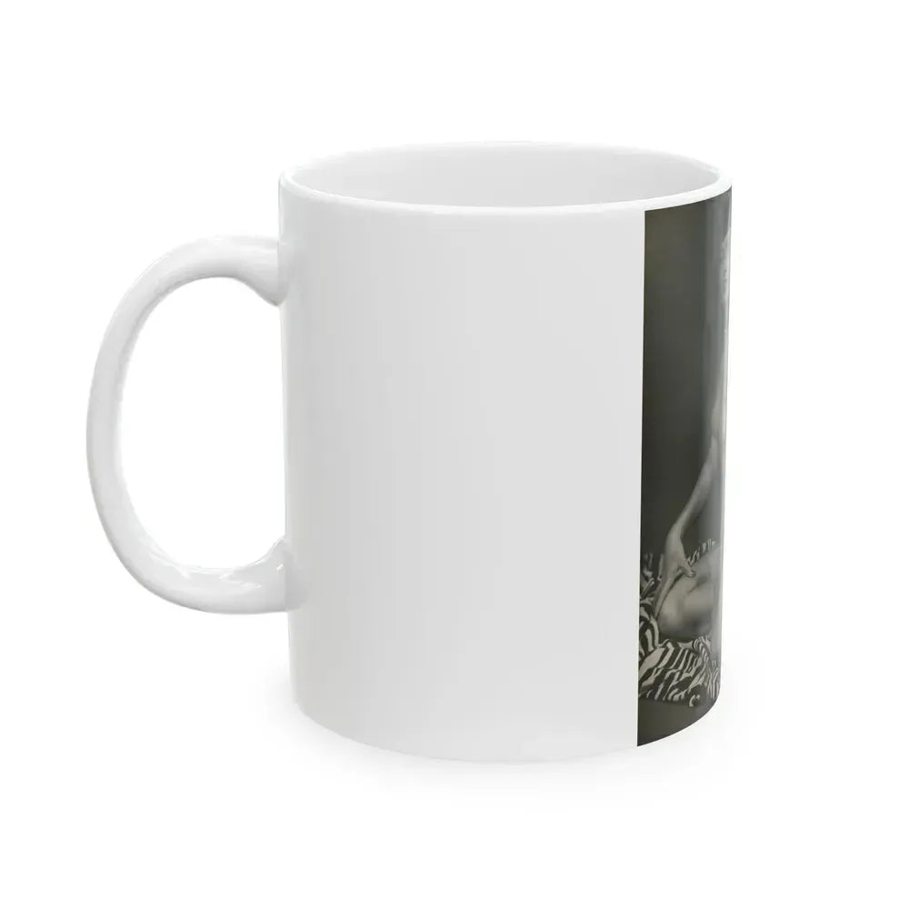 Bettie Page #227 (Vintage Female Icon) White Coffee Mug - Go Mug Yourself