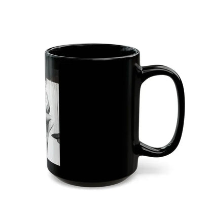 Bettie Page #230 (Vintage Female Icon) Black Coffee Mug - Go Mug Yourself