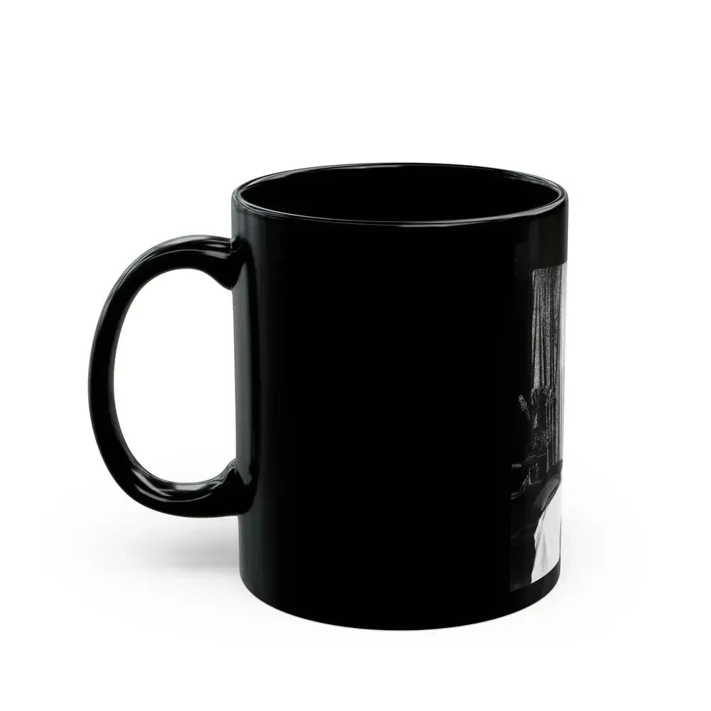 Bettie Page #230 (Vintage Female Icon) Black Coffee Mug - Go Mug Yourself