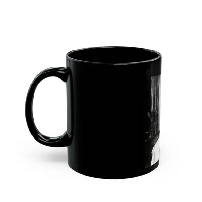 Bettie Page #230 (Vintage Female Icon) Black Coffee Mug - Go Mug Yourself