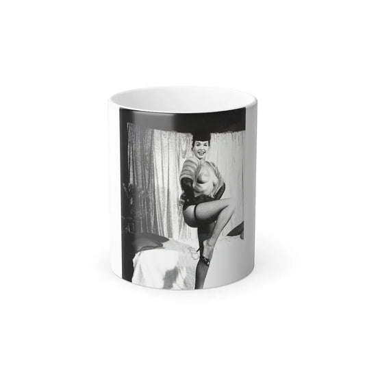 Bettie Page #230 (Vintage Female Icon) Color Changing Coffee Mug 11oz - Go Mug Yourself