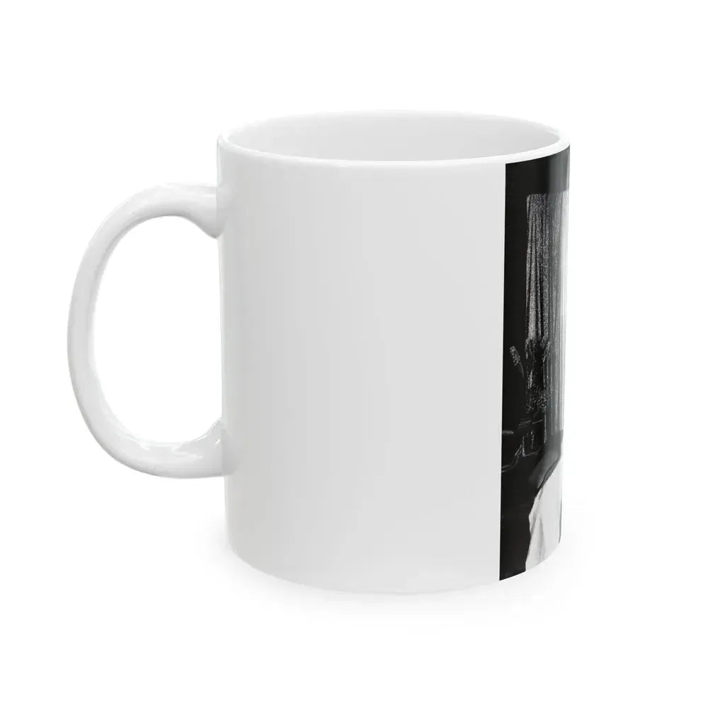 Bettie Page #230 (Vintage Female Icon) White Coffee Mug - Go Mug Yourself
