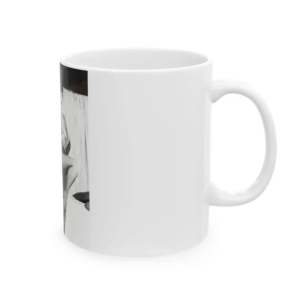 Bettie Page #230 (Vintage Female Icon) White Coffee Mug - Go Mug Yourself