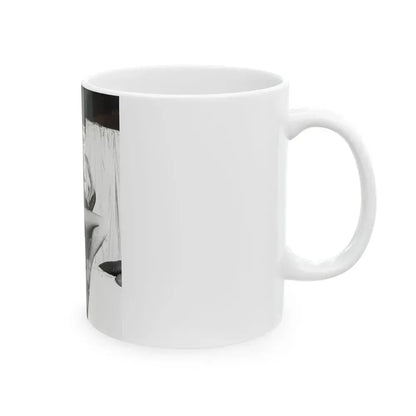 Bettie Page #230 (Vintage Female Icon) White Coffee Mug - Go Mug Yourself