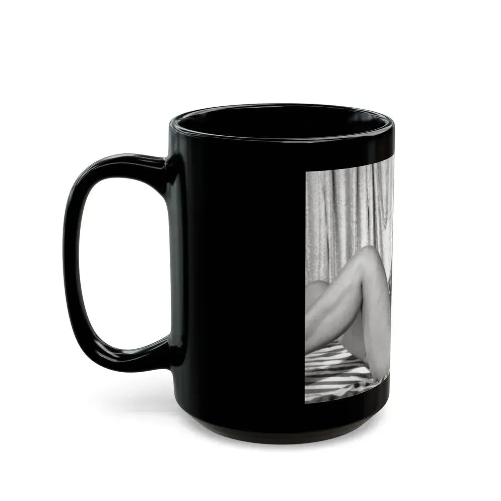 Bettie Page #231 (Vintage Female Icon) Black Coffee Mug - Go Mug Yourself