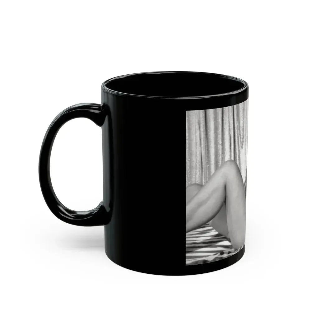 Bettie Page #231 (Vintage Female Icon) Black Coffee Mug - Go Mug Yourself