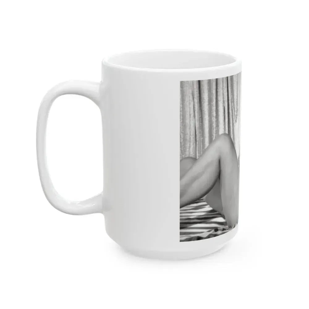 Bettie Page #231 (Vintage Female Icon) White Coffee Mug - Go Mug Yourself