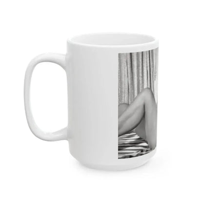 Bettie Page #231 (Vintage Female Icon) White Coffee Mug - Go Mug Yourself