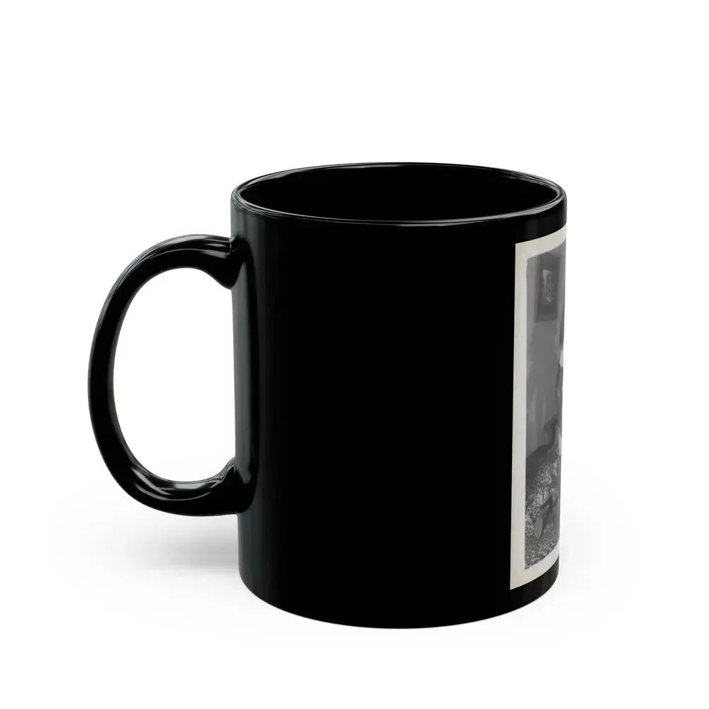 Bettie Page #232 (Vintage Female Icon) Black Coffee Mug - Go Mug Yourself
