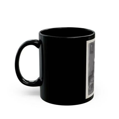 Bettie Page #232 (Vintage Female Icon) Black Coffee Mug - Go Mug Yourself