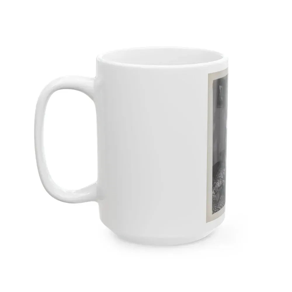Bettie Page #232 (Vintage Female Icon) White Coffee Mug - Go Mug Yourself