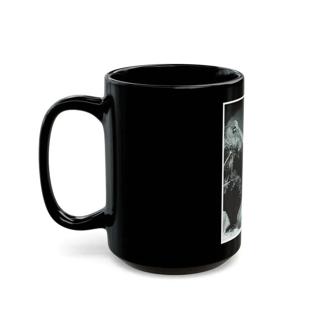 Bettie Page #233 - Playboy Photo Jan. '55 (Vintage Female Icon) Black Coffee Mug - Go Mug Yourself