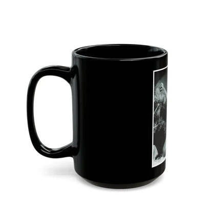 Bettie Page #233 - Playboy Photo Jan. '55 (Vintage Female Icon) Black Coffee Mug - Go Mug Yourself