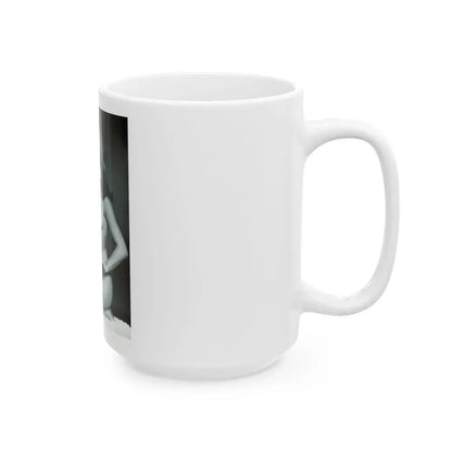 Bettie Page #233 - Playboy Photo Jan. '55 (Vintage Female Icon) White Coffee Mug - Go Mug Yourself