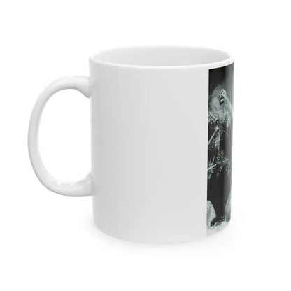 Bettie Page #233 - Playboy Photo Jan. '55 (Vintage Female Icon) White Coffee Mug - Go Mug Yourself