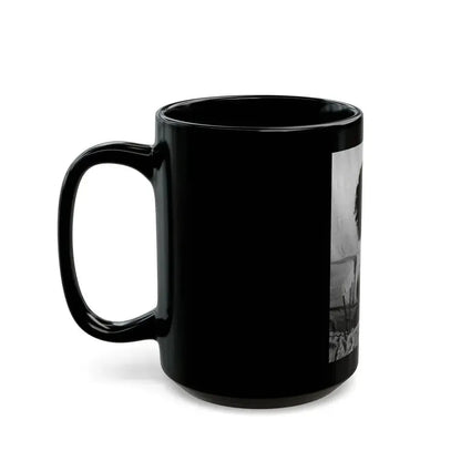 Bettie Page #238 (Vintage Female Icon) Black Coffee Mug - Go Mug Yourself